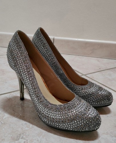 Décolleté argento tacco - tacco, a