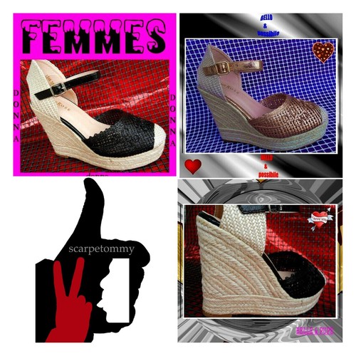 Sandali donna scarpe zeppa - ,