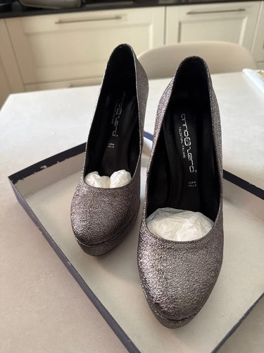 Scarpe pelle con tacco - in,