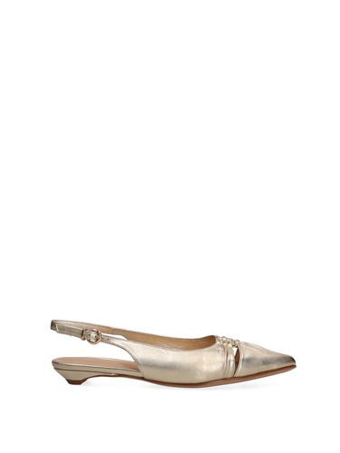 Décolleté donna argento oro